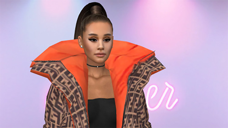 Ariana Grande Fendi Jacket for The Sims 4