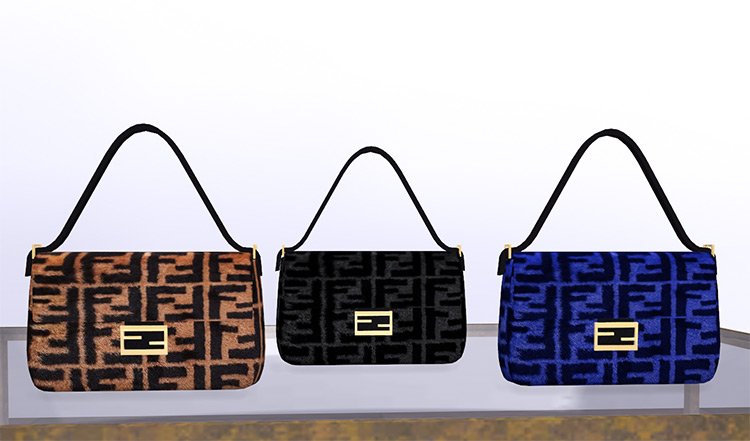 Fendi Fur Handbags / Sims 4 CC
