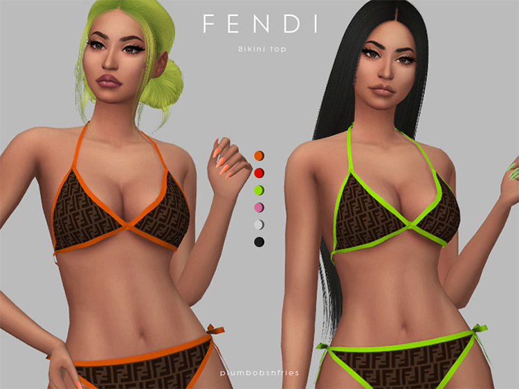 Fendi Bikini / Sims 4 CC