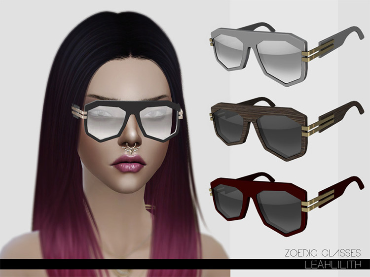 Zoedic Glasses Sims 4 mod