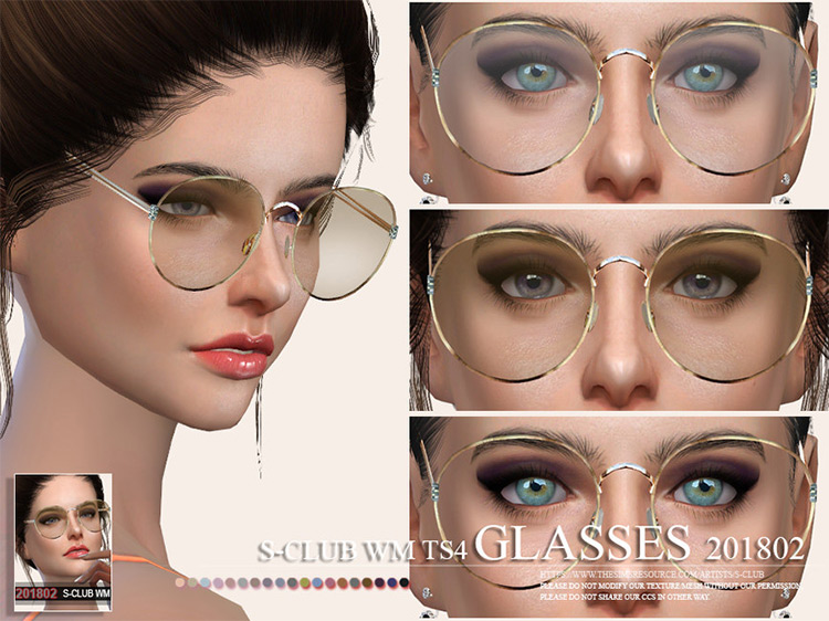 WM Glasses 201802 Sims 4 mod screenshot