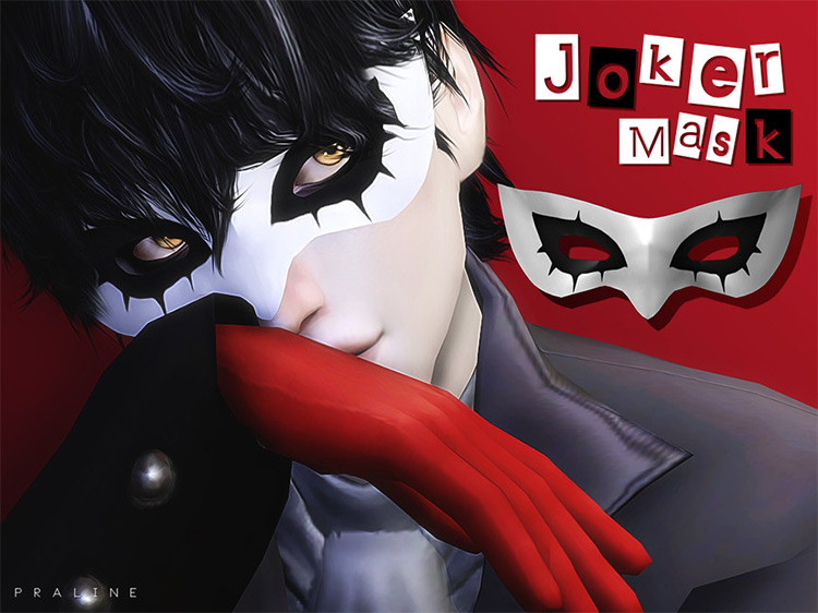 Joker Mask Sims 4 game mod