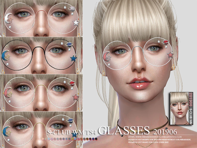 WM Glasses 201906 The Sims 4 mod