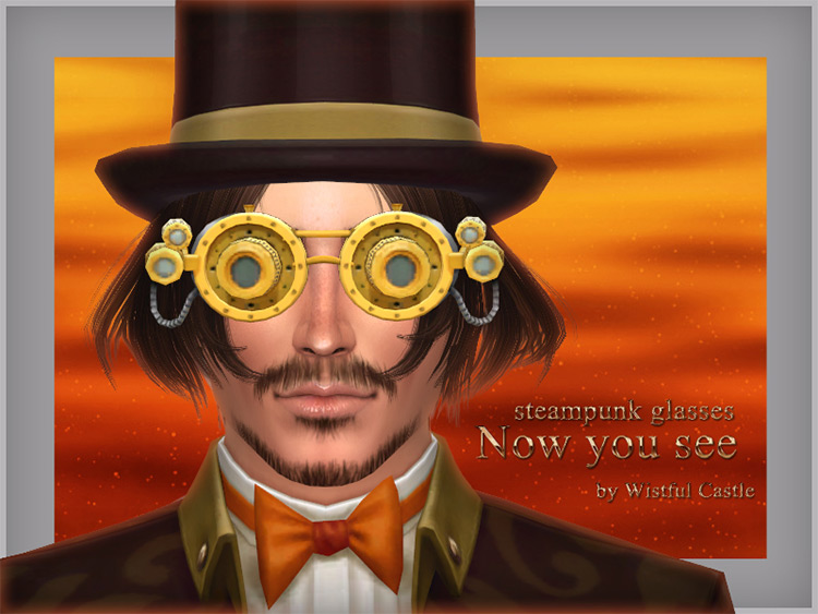 Steampunk Glasses mod for The Sims 4