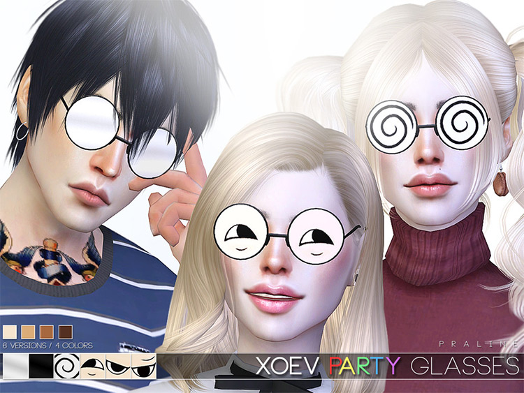 Party Glasses Sims 4 game mod