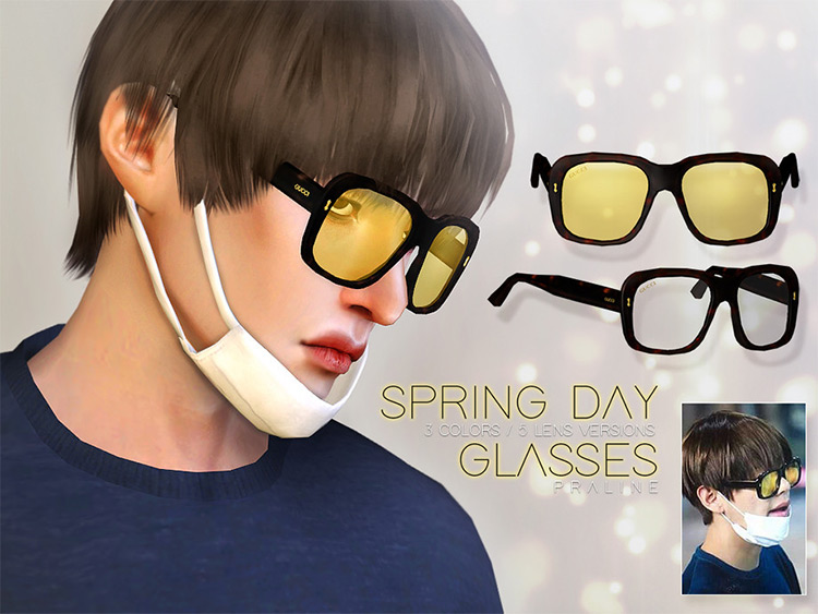 Spring Day Glasses mod for Sims 4