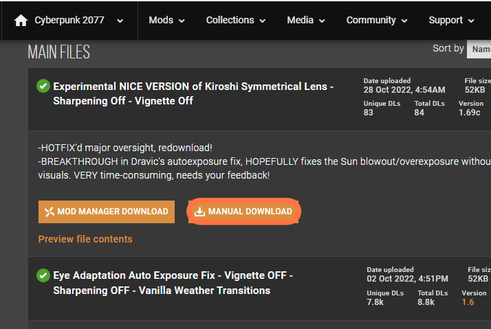 How To Install Eye Adaptation Auto Exposure Fix Mod In Cyberpunk 2077