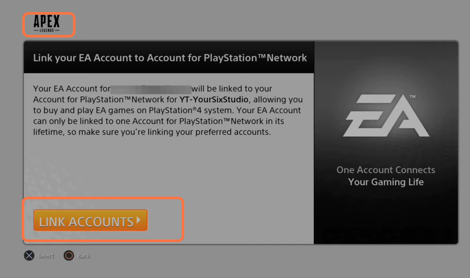 how to unlink ea account from steam apex legends