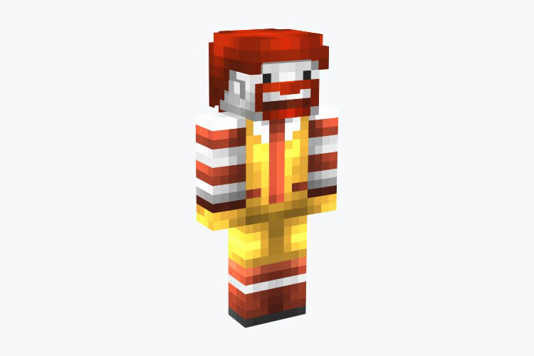 Ronald McDonald Skin For Minecraft