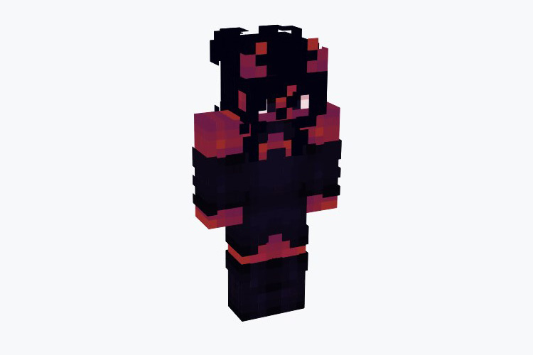 Demon with Horns Minecraft Skin