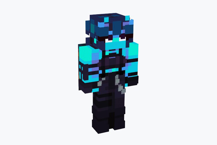 Turquoise Twilight Minecraft Skin