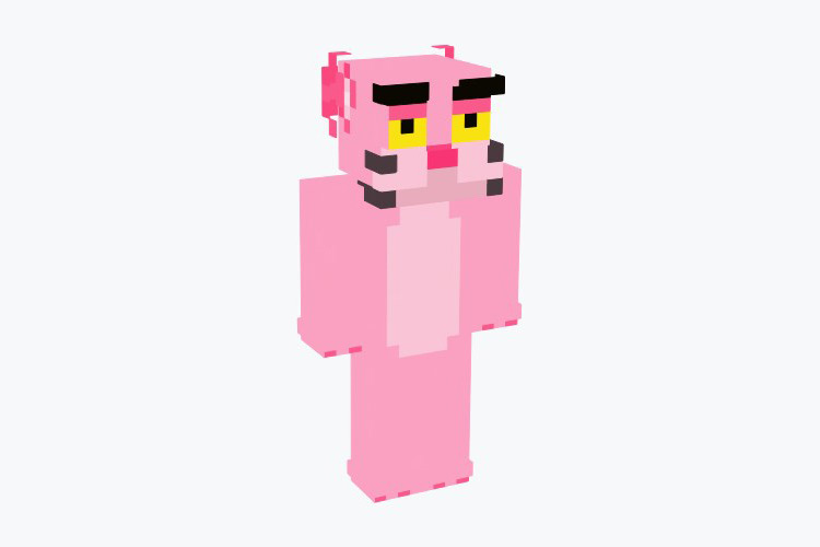 Pink Panther Skin For Minecraft