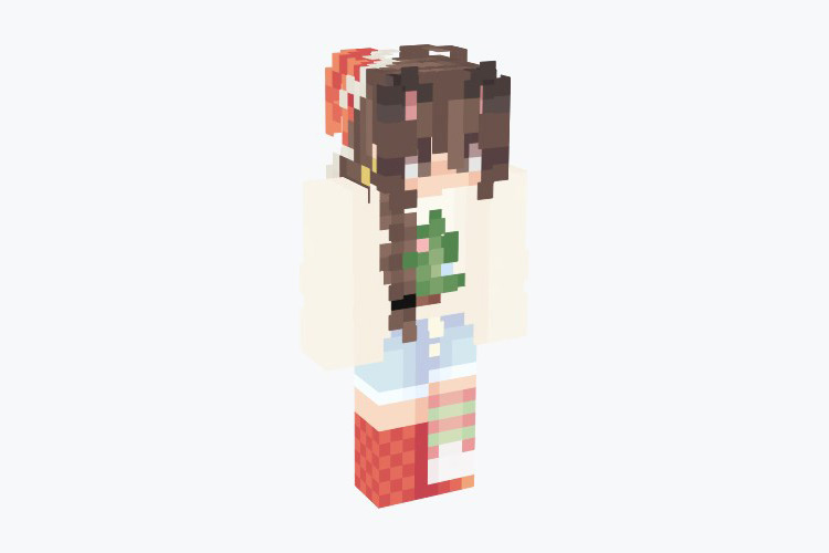 Christmas Kitty Skin For Minecraft