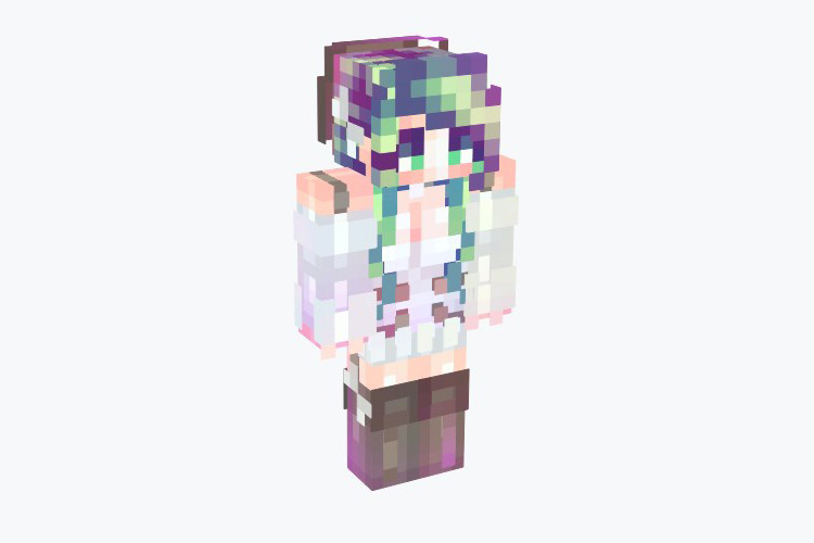 Cosmic Hair (Girl) Minecraft Skin