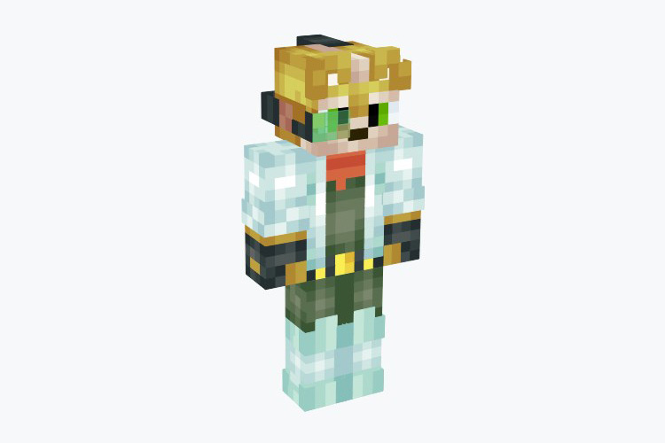 Fox McCloud (Star Fox) Minecraft Skin