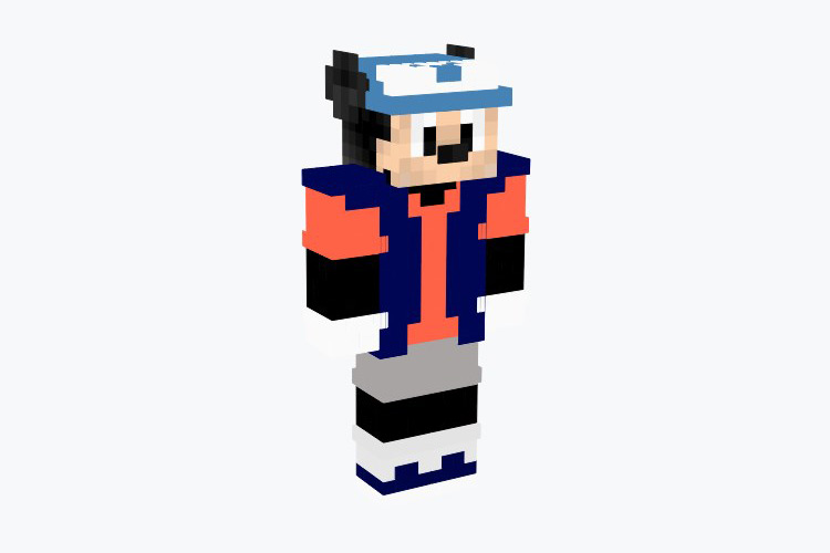 Mickey Mouse in Disneyland Outfit Minecraft Skin