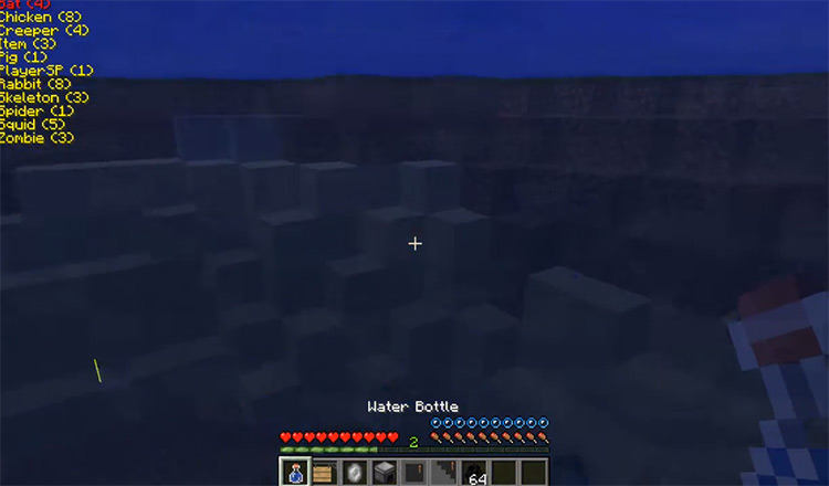 Instant Drowning mod for Minecraft
