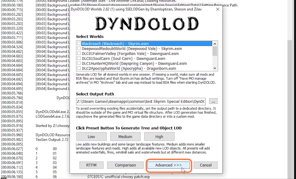 How To Install And Use DynDOLOD - Skyrim LE/SE