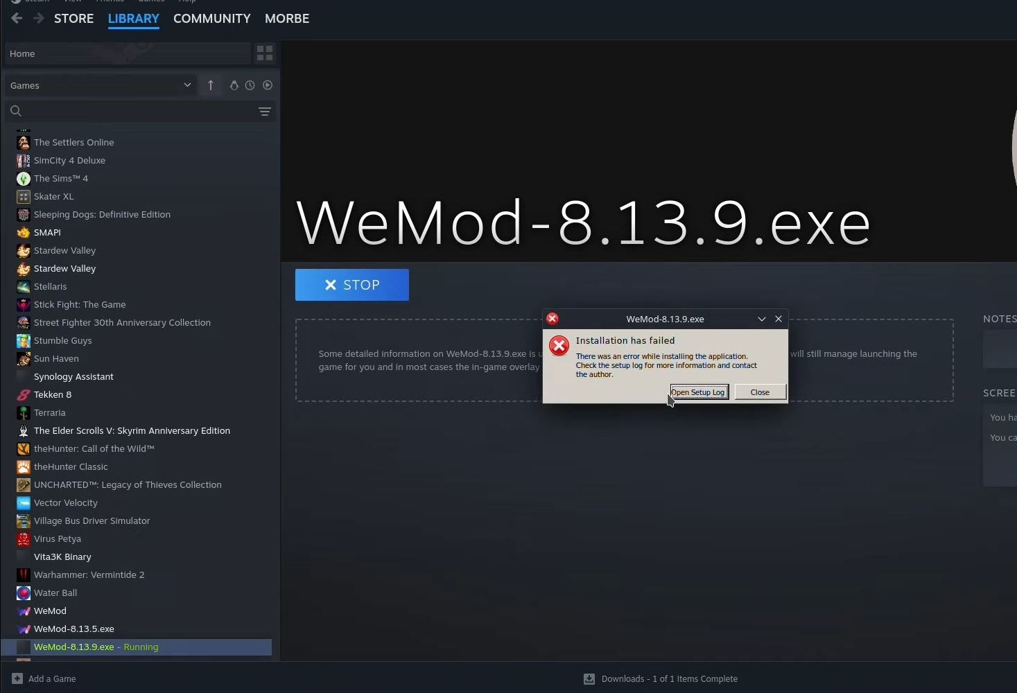 WeMod Steam Deck SteamOS Install Guide